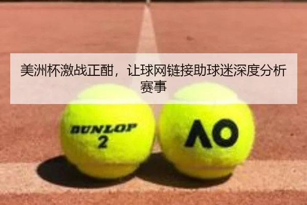 美洲杯激战正酣，让球网链接助球迷深度分析赛事